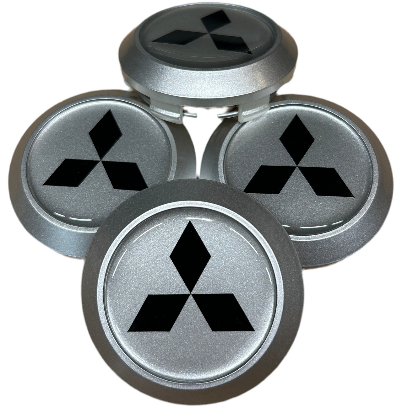 Mitsubishi Logo ENKEI RPF1 Center Caps (Set of 4)