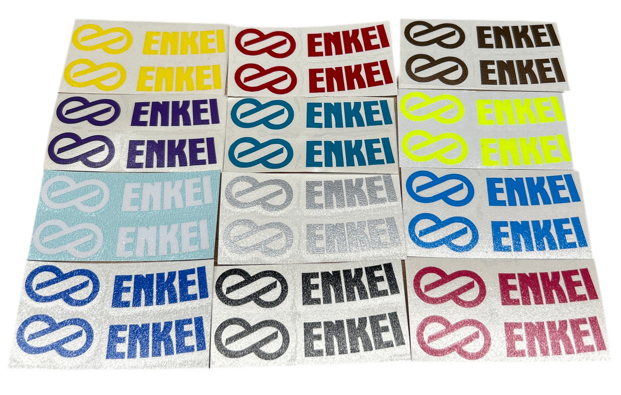 Wheel Stickers : Replacement Enkei RPF1 Wheel Stickers (Sold in PAIRS)