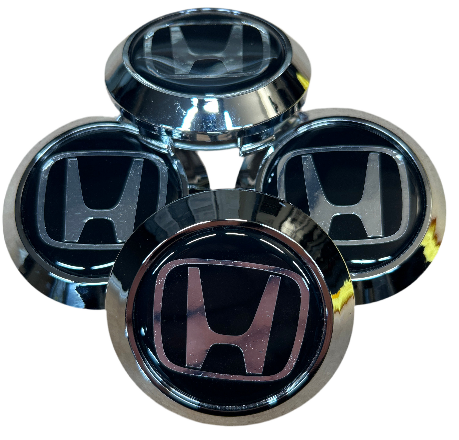 Enkei RPF1 center cap chrome black chrome